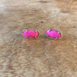 Pink Kendra Scott earrings